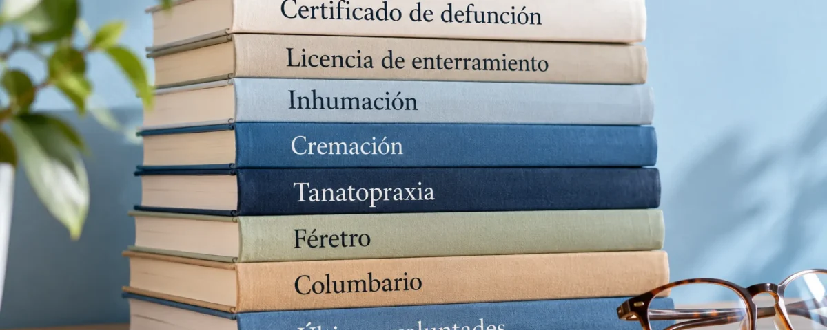 términos funerarios desconocidos para las familias