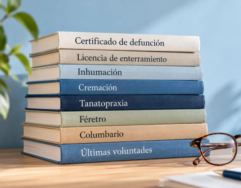 términos funerarios desconocidos para las familias